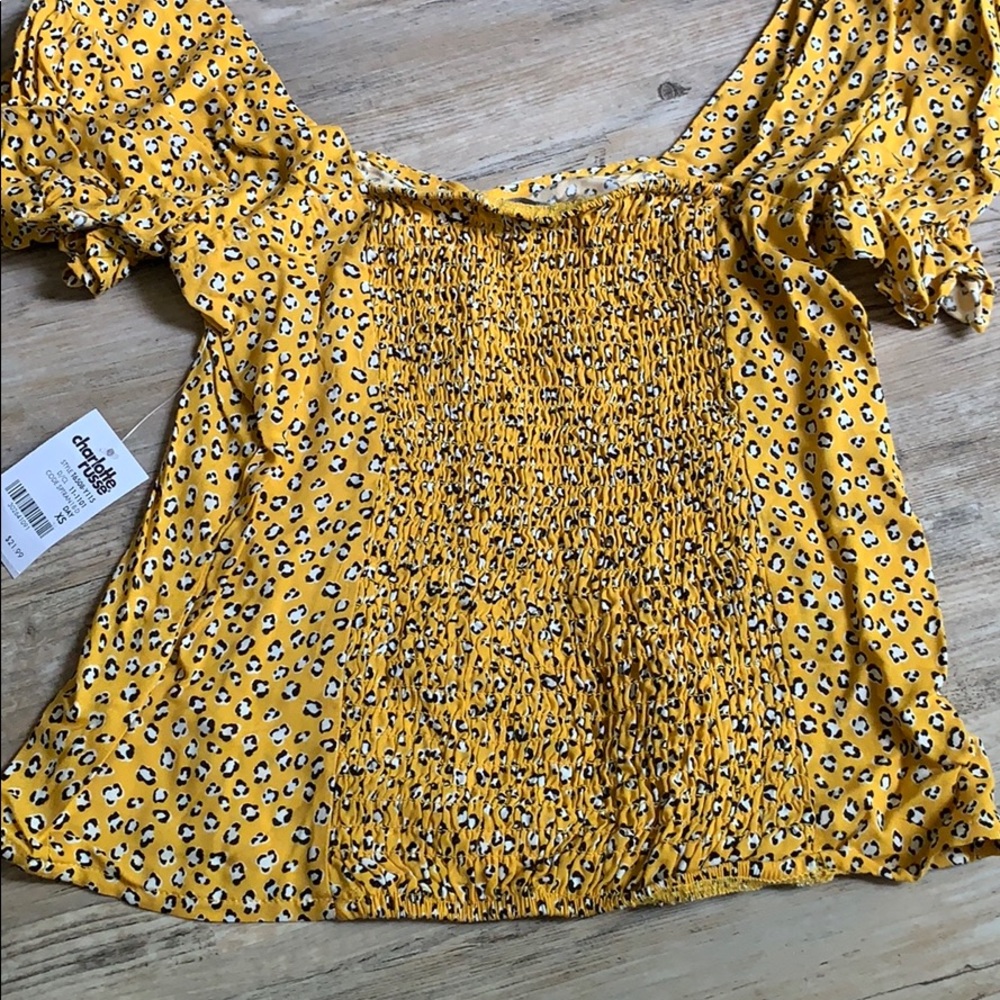 Leopard Ribbed Square Cut Shirt - Picture 3 of 4